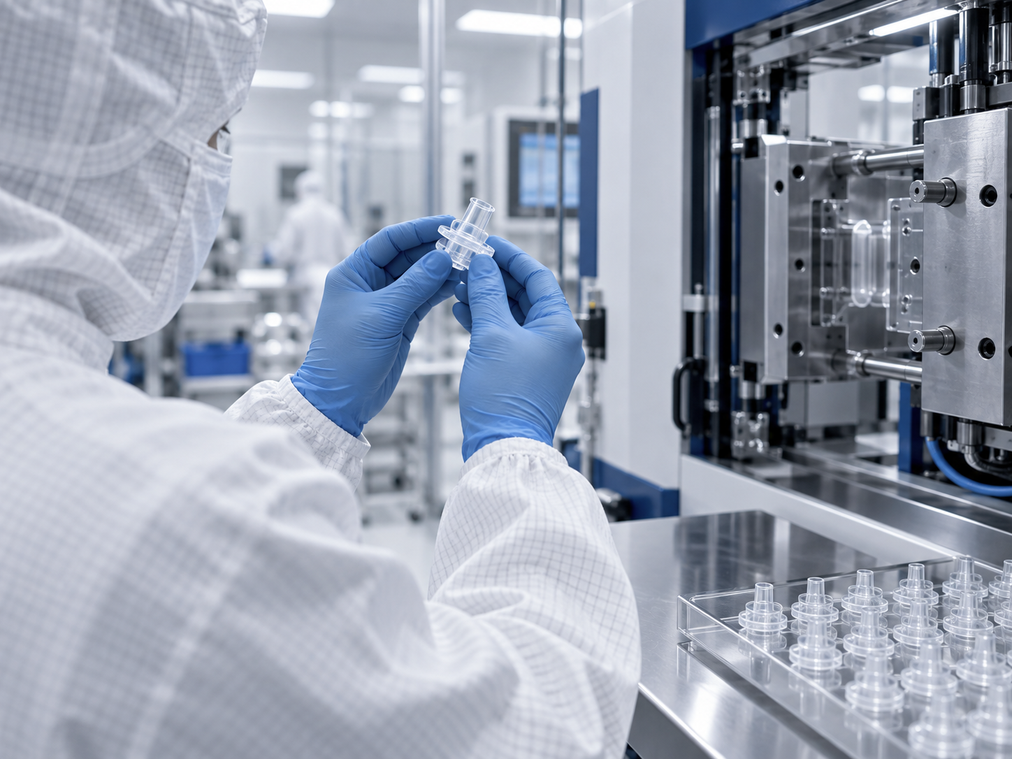 Material science and manufacturing under one coordinated team. concept visual
